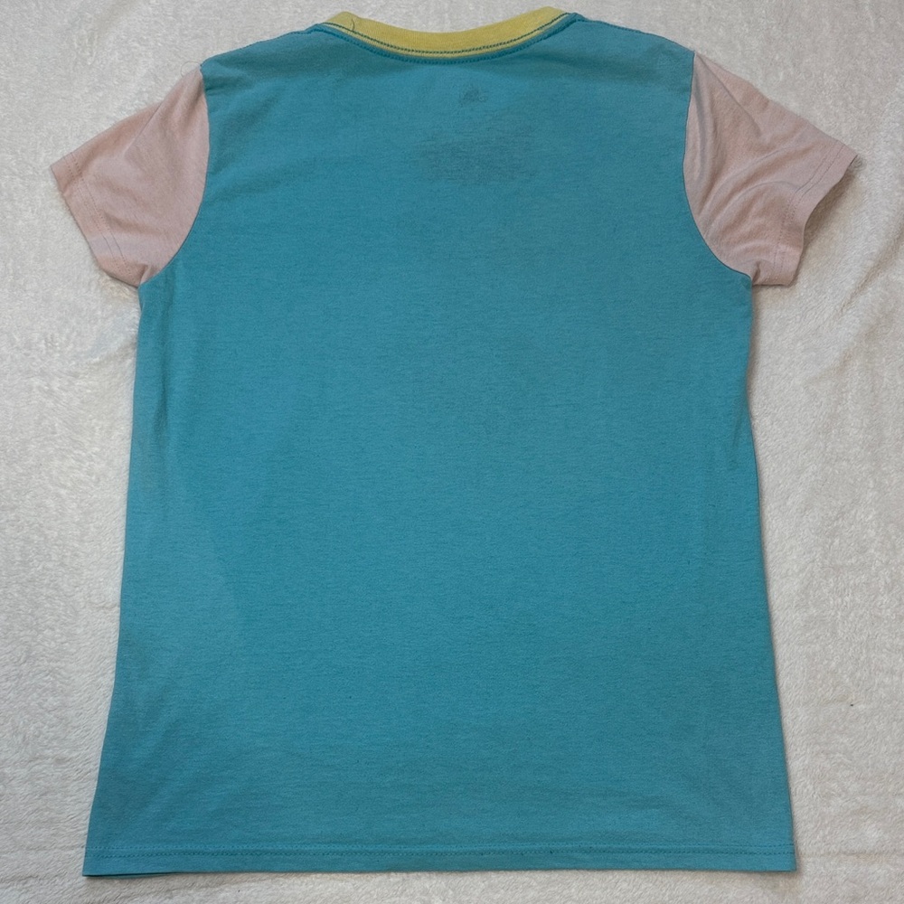 Disney Blue and Pink White Rabbit Tee - Picture 5 of 7